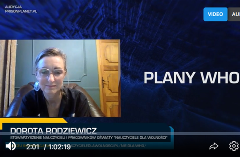 Rozmowa z udziałem Doroty Rodziewicz w telewizji internetowej Prison Planet.