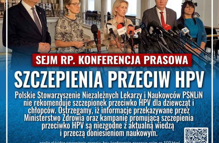 Przestrzegamy dyrektorów przed promowaniem szczepień na HPV