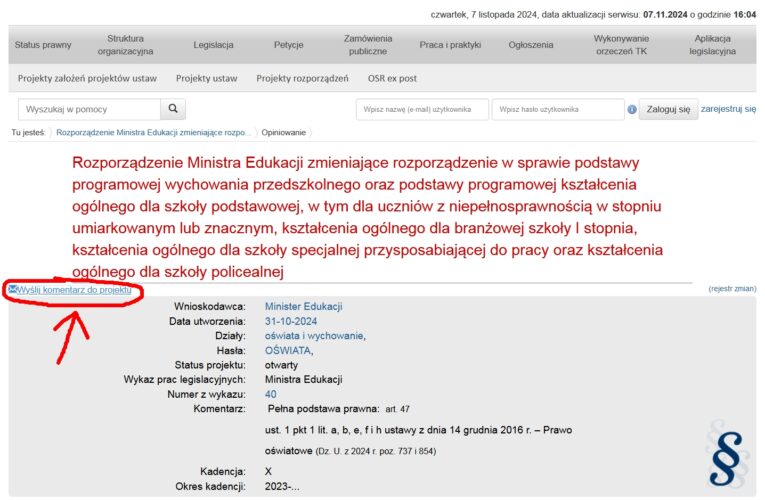 Wyraź sprzeciw wobec deprawującej edukacji zdrowotnej