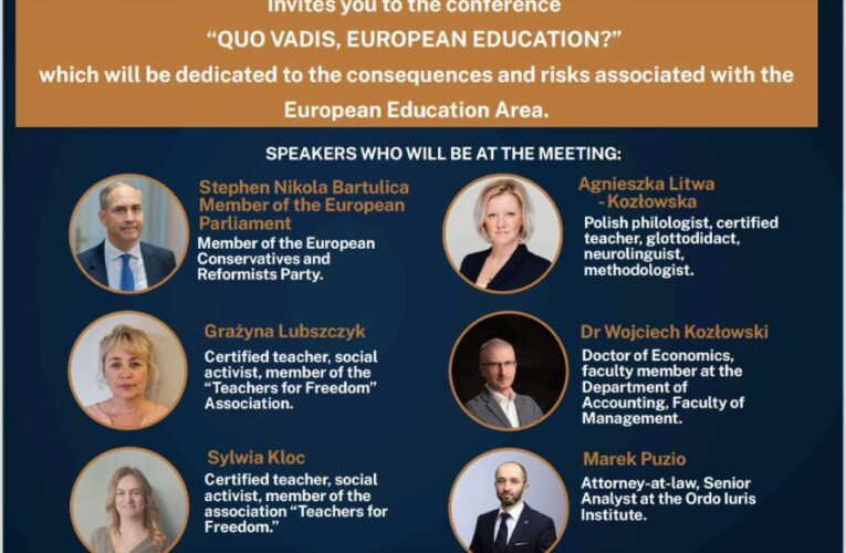 Reprezentantki naszego stowarzyszenia wystąpią w Parlamencie Europejskim na Konferencji „Quo vadis European education?”